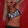 Ghost Band Logo Strappy Tie Back Halter Top - Image 3