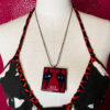 Super Duper Alice Cooper Large Square Pendant Necklace - Image 5