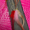 Gold Feather Dangle Hoop Earrings - Image 6