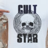 Cult Star Hypno Skull Guys Tee - White - Image 3