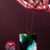 Monster That Challenged the World Large Square Pendant Necklace - Image 4