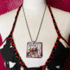 Terror Strikes From Beneath the Sea Large Square Pendant Necklace - Image 5