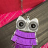 Silver Owl Necklace - Avail in Purple, Red & Green! - Image 5