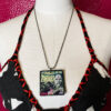 Plague of Zombies Large Square Pendant Necklace - Image 4