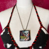 Screaming Skull Large Square Pendant Necklace - Image 5