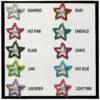 Rhinestone Star Clips Set of 4 - Lavender & Diamond - Image 6