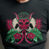Tattoo Tropical Skull Guys Tee - Image 2