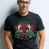 Tattoo Tropical Skull Guys Tee - Image 3