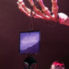 The Truth is Out There Alien Dangle Large Square Pendant Necklace - Image 2