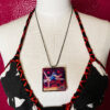 Voodoo Woman Large Square Pendant Necklace - Image 5