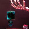 I Want to Believe Alien Dangle Large Square Pendant Necklace - Image 5