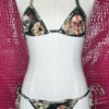 Black Skull Print Brazilian Cut Micro Bikini Set - Image 6