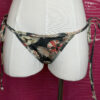 Black Skull Print Brazilian Cut Micro Bikini Set - Image 9