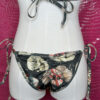 Black Skull Print Brazilian Cut Micro Bikini Set - Image 10