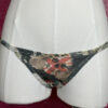 Black Skull Print Thong Panties / Bikini Bottoms - Image 5