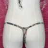 Black Skull Print Thong Panties / Bikini Bottoms - Image 6